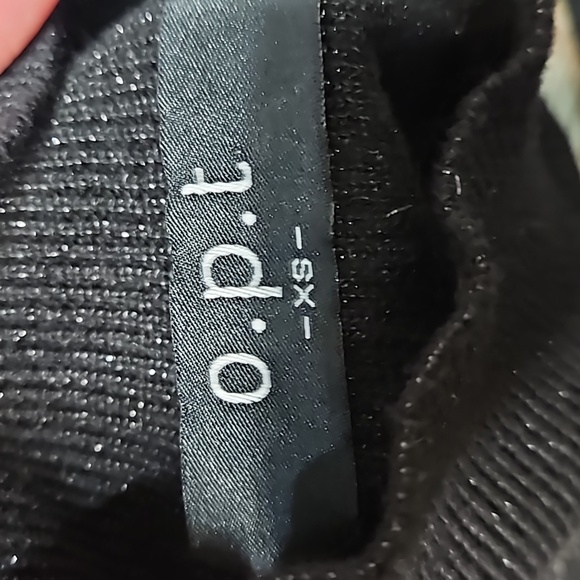 O.P.T bodycon black midi dress with sparkled thredding size xs - Picture 10 of 12